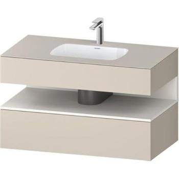 Lavabo Encastré avec Meuble Qatego