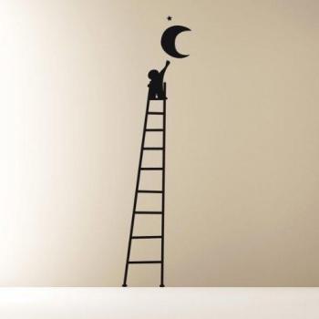 Tatuaje de Pared Lunar
