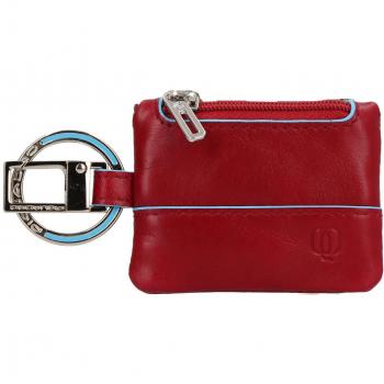 Portachiavi in pelle rosso