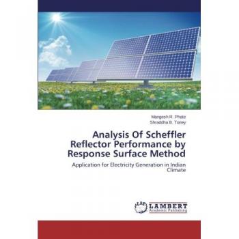 Analysis Of Scheffler Reflector Performance by Response Surface Method