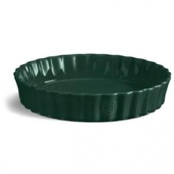 Emile Henry Deep Flan Plate 28cm Cedar Green