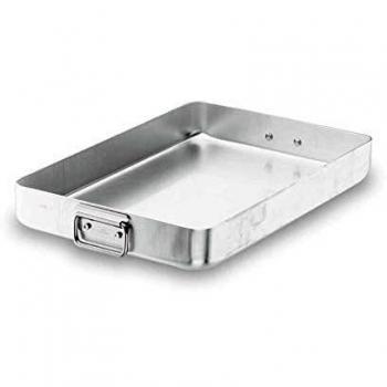 Pujadas Rustidera Aluminio Asa Móvil 70x45x9,6 Cm para Asar