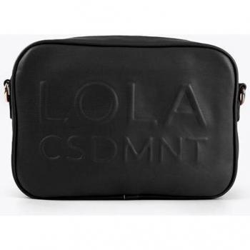 Bandolera con logo relieve frontal negra