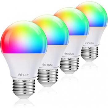 Winees Mehrfarbiges Wi‑Fi LED E27 – ohne Hub, dimmbar