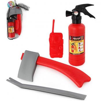 Children's Firefighter Hat with Mini Fire Extinguisher
