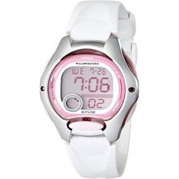 Casio Elegante Damen Uhr mit weißem Armband