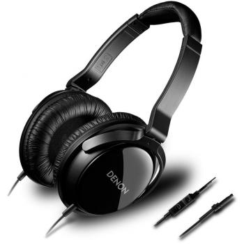 AURICULARES DENON HDR310R NEGRO 3 BOTONES Y MICROFONO