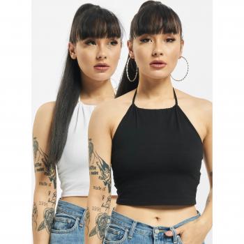 Canotta Cropped 2 Unità Urban Classics Nera e Bianca L
