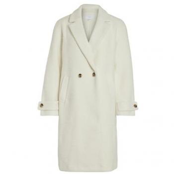 Vila Viwave Abrigo Beige
