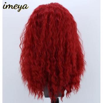 Rizo Imeya Red Hot Frontale – Peluca Cosplay Femenina