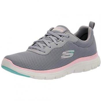 Sneaker Donna Skechers Flex Appeal 4.0 Grigio EU 40