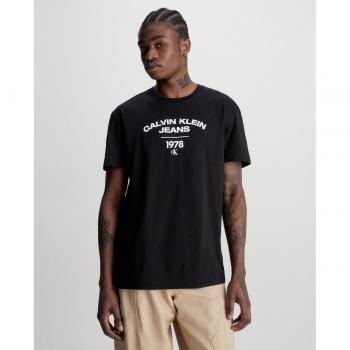 Camiseta Negra de Hombre Calvin Klein Jeans