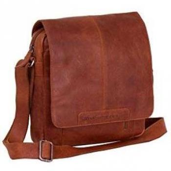 Chesterfield Wax Pull Up Shoulder Bag 29 cm in Brown