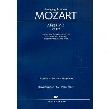 Missa In C, Kv 427 / Piano Reduction