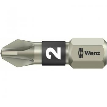 Wera PZ 1 cruciforme acier inox – Embout D 6,3 (C91050)