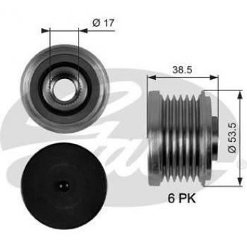 Gates OAP7055 Serpentine Belt Idler Pulley