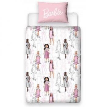 Edredón Barbie Reversible de Figuras y Estilo