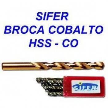 Broca HSS-Co Cobalto Sifer DIN 338 8,00 (10 unidades)