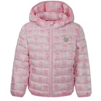 Children's Guess Hoodie with Zip and Cape in Soft Pink