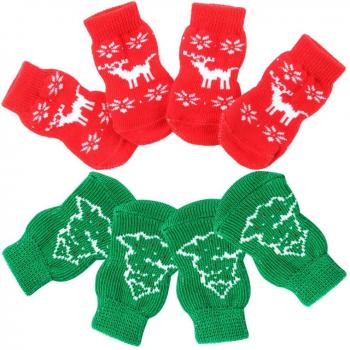 Guantes de Navidad para Patas de Mascota