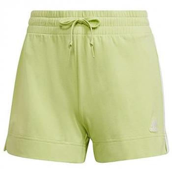 Shorts Adidas Essentials Slim 3 Bandas Mujeres Verde