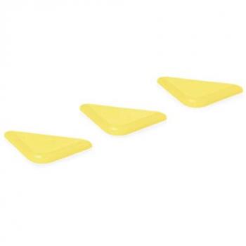 Lot de 50 Clips de Couleur HACCP en Polypropylène Jaune