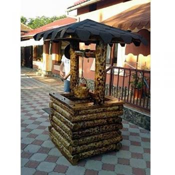 Gartenbrunnen Casa Padrino Rustikal mit Schöpfeimer Mod G1