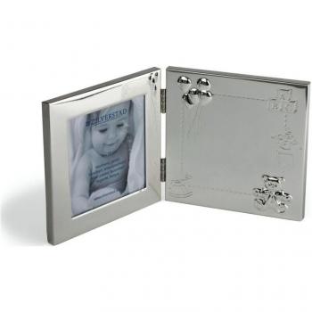 Cornice Portafoto Argento 17x171x222 mm, Ideale per la Cameretta dei Bambini