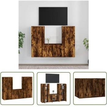 Rovero Fumo: Set Porta TV a 3 Unità