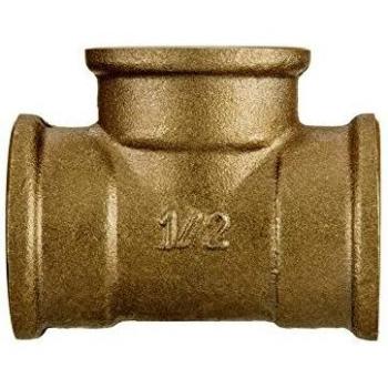 1 Inch Cast Iron Brass Female Pipe Tee Connector