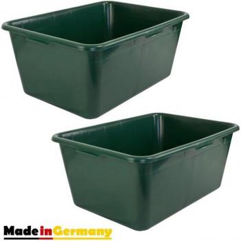 Petigi 2 x Allzweckwanne 90L in Grün