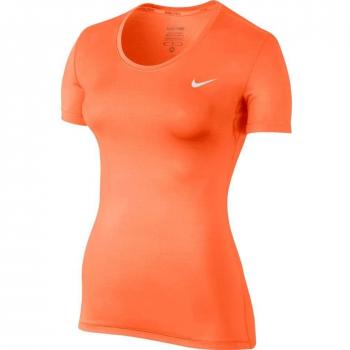 Camiseta Nike W NP Top SS, Mujer, Naranja