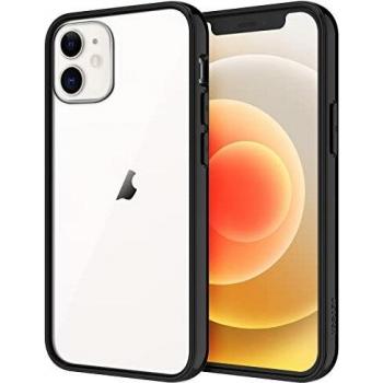 JETech Coque Compatible avec iPhone 12 Mini 5,4 Pouces, étui de Protection Transparente Antichoc, Housse Case Cover Anti-Rayures (Violet)