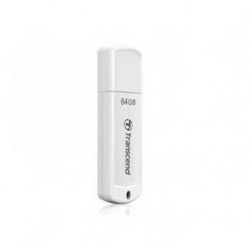 TRANSCEND JetFlash®370 64GB USB Flash Disk (R:16/W:6 MB/s) bílá
