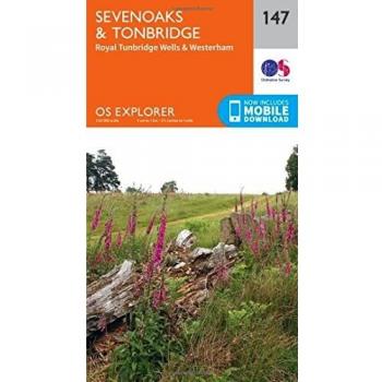 Sevenoaks and Tonbridge (Map) OS Explorer Map