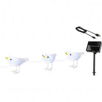 Acryl LED-Vogel mit schimmerndem Finish