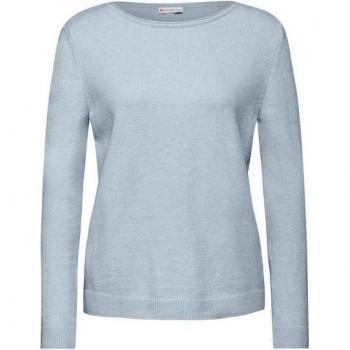 Pull Femme Street One en maille bleue – 40