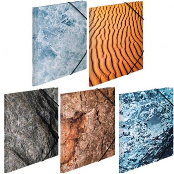 HERMA Sortiment Eckspannermappe, Nature, stabiler Karton, DIN A3