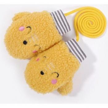 Cartoon Baby Mittens Winter Warm Children's Winter Warm Knitting Gloves For Kids Thickening Knitted Gloves Christmas