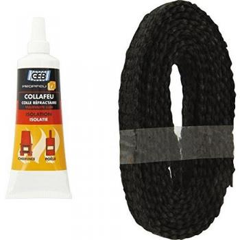 Kit Fibro‑Vetro Piatto 15mm 2,5m con Pieghevole Incombustibile