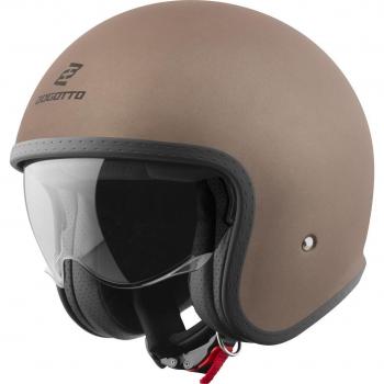 Casco Jet Solid H589 Bogotto Marrón