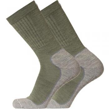 UphillSport Herren Wandersocken Repo 4‑Layer Drytech M4 Merino/Tencel, Größe 39–42, Olivgrüne Farbe