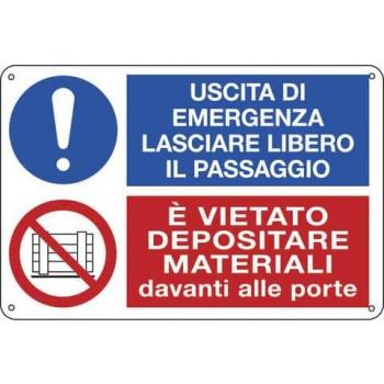 Cartello Informativo Uscita d'Emergenza