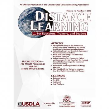 Vitalsource Technologies, Inc. Distance Learning: Volume 16 #3