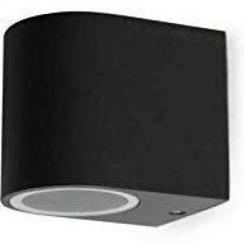 Luminaire mural LED GU10 X1 en gris anthracite avec capot de protection