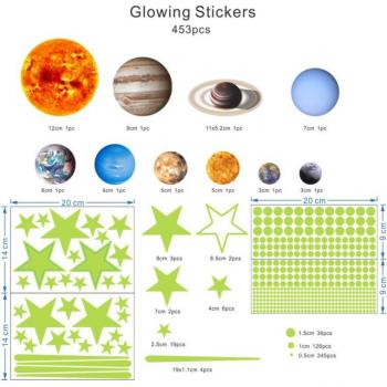 Glow-in-the-Dark Wall Stickers for Kids