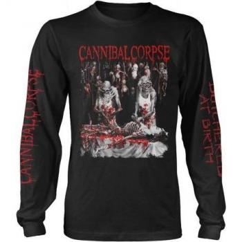 Camiseta de Manga Larga Cannibal Corpse S Negra Asesinado al Nacer