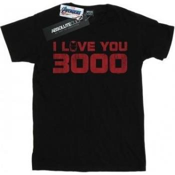 T-Shirt Marvel Avengers Endgame Manica Lunga I Love You 3000