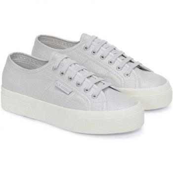 Superga Pearl Platform Matte Canvas Grigio 38