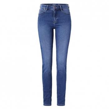 Paddock's Damen Slim Fit Jeans mit Stretch und 5-Pocket-Design in Stone Soft Used